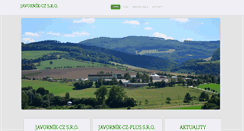 Desktop Screenshot of javor-st.cz