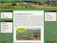 Tablet Screenshot of plus.javor-st.cz